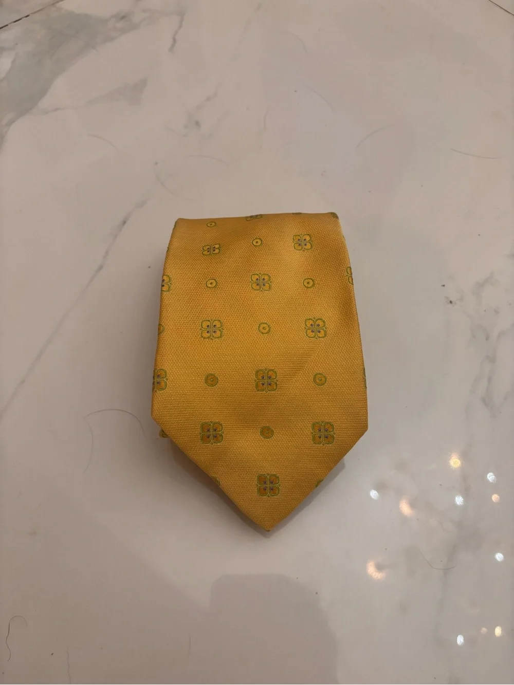 OXXFORD CLOTHES Tie (Gold, Silk)